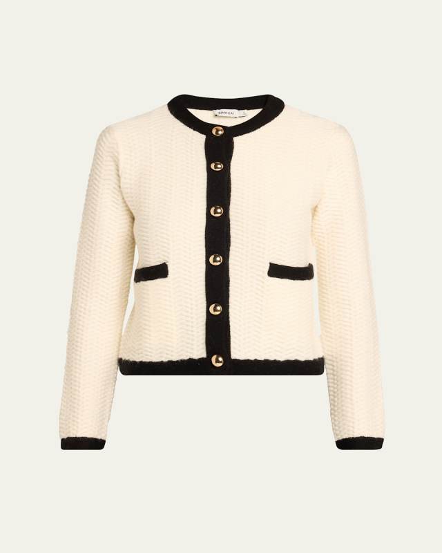 Klaire Wool-Cashmere Cardigan